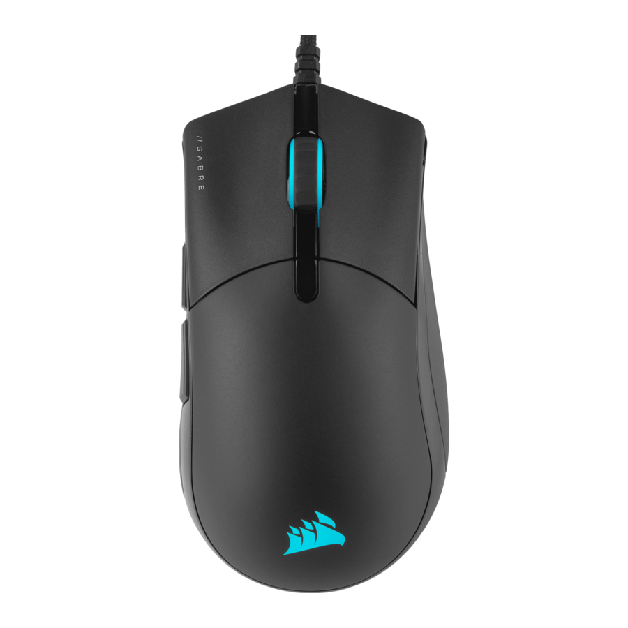Corsair SABRE RGB PRO - FPS/MOBA Gaming Mouse Manual