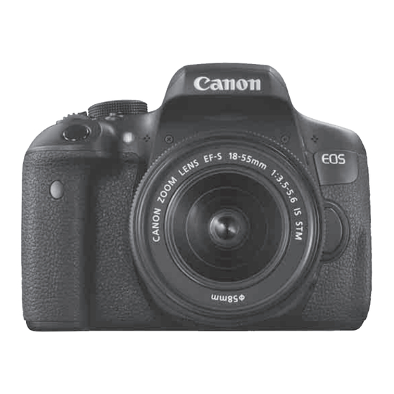 Canon EOA 750D W Manuals