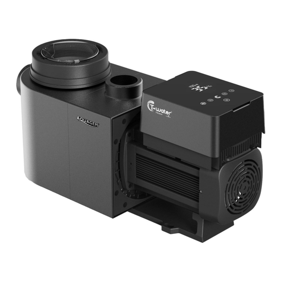 Aquagem T-water POMPE INVERPRO IP20 Instruction Manual