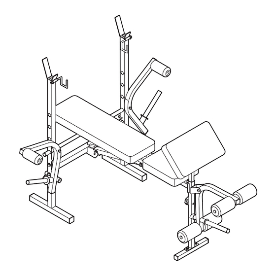 Weider 325 Bench Manuale D'istruzioni