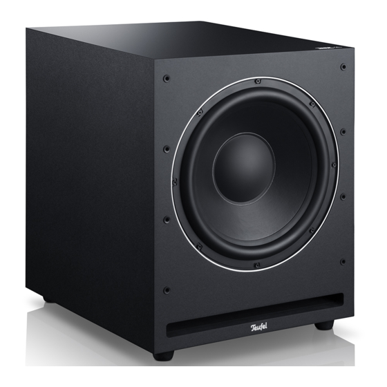 Teufel S 6000 SW THX Select User Manual