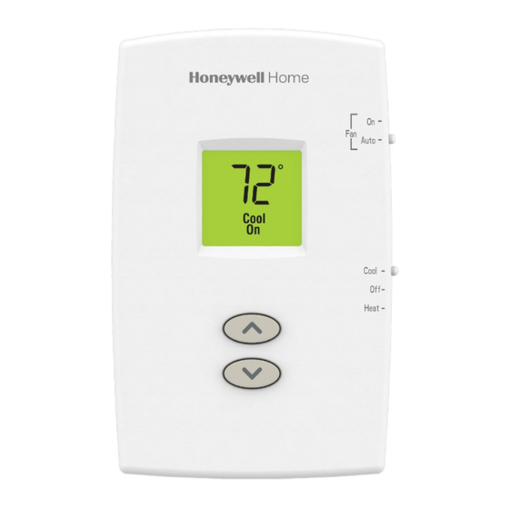 Honeywell Home TH1100DV Product Information
