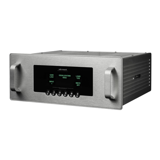 Audio Research Reference Phono 3 Manual