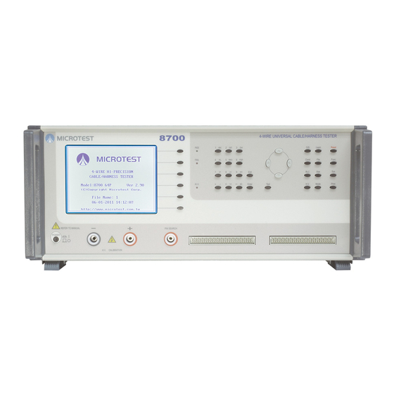 Microtest CT-8700 User Manual