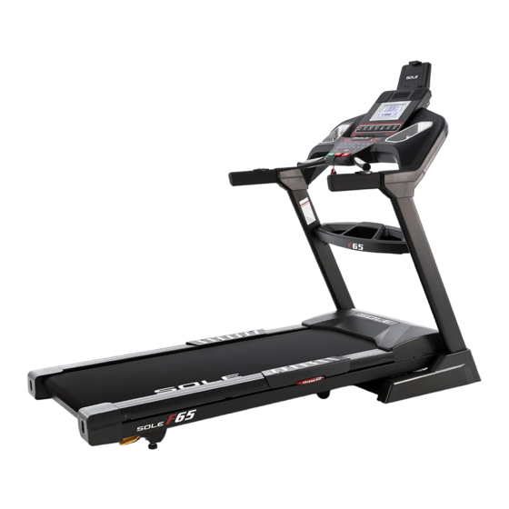 SOLE F65 Manual