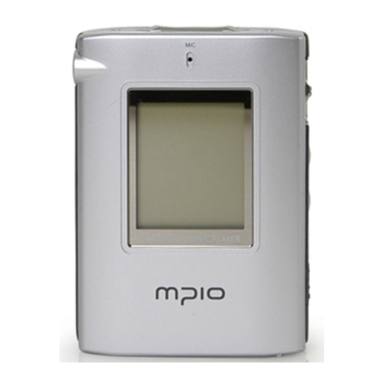 Mpio PD 100 Manuals