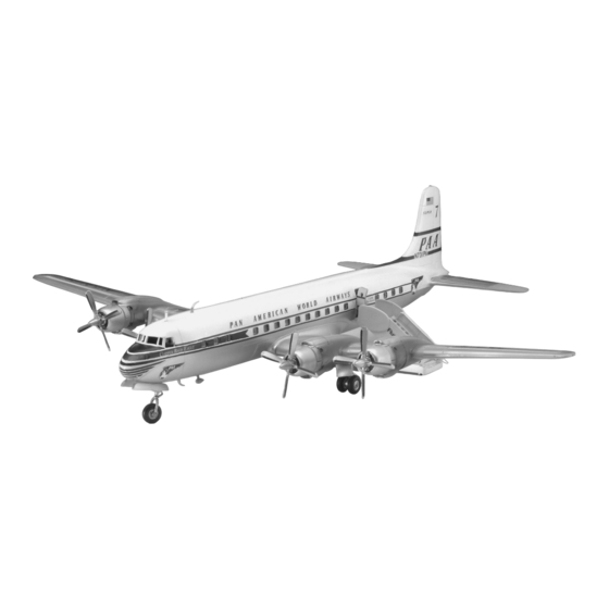 REVELL Douglas DC-7C Quick Start Manual