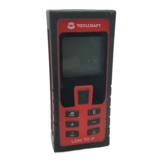 TOOLCRAFT LDM 70 P Operating Instructions Manual