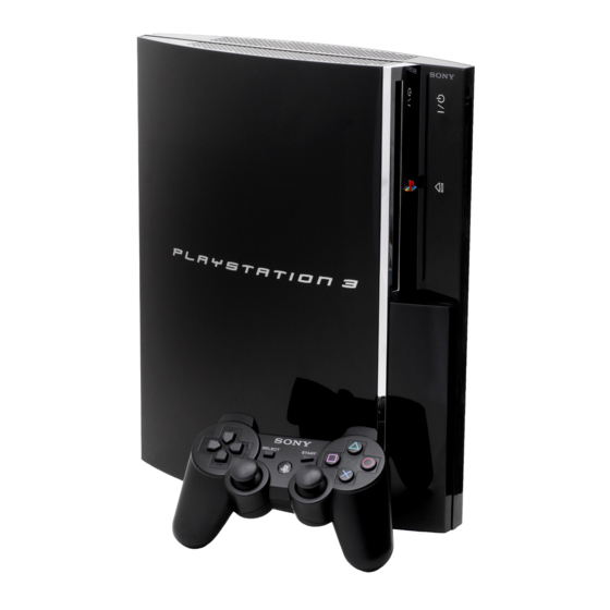 Sony PlayStation Playstation 3 Quick Reference