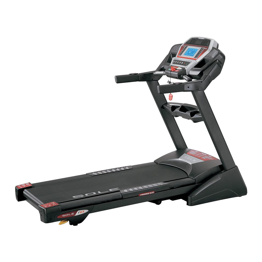 Sole f60 treadmill troubleshooting sale