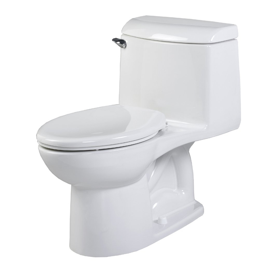 American Standard Hamilton Elongated Space-saving One-Piece Toilet 2092.017 Parts List
