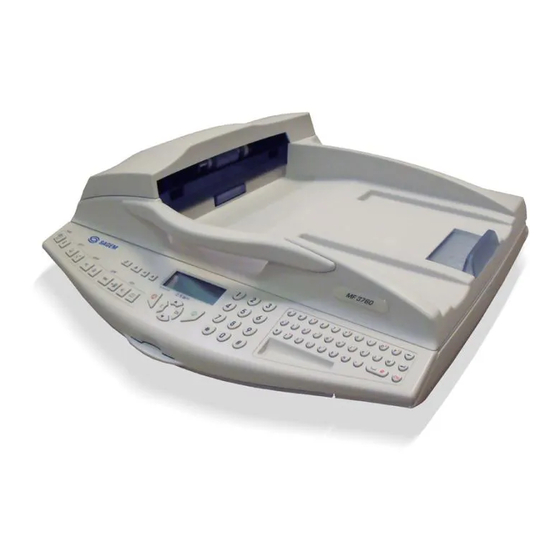 Sagem MF 3780 User Manual