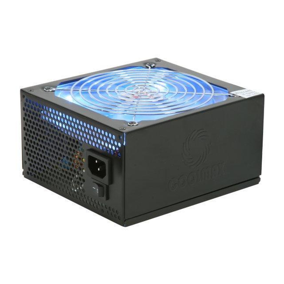 Coolmax CUL-750B Quick Manual