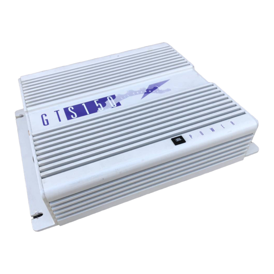 JBL GTS150 Technical Manual