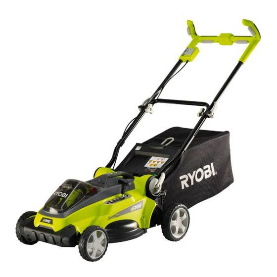 Ryobi RLM3600L Original Instructions Manual