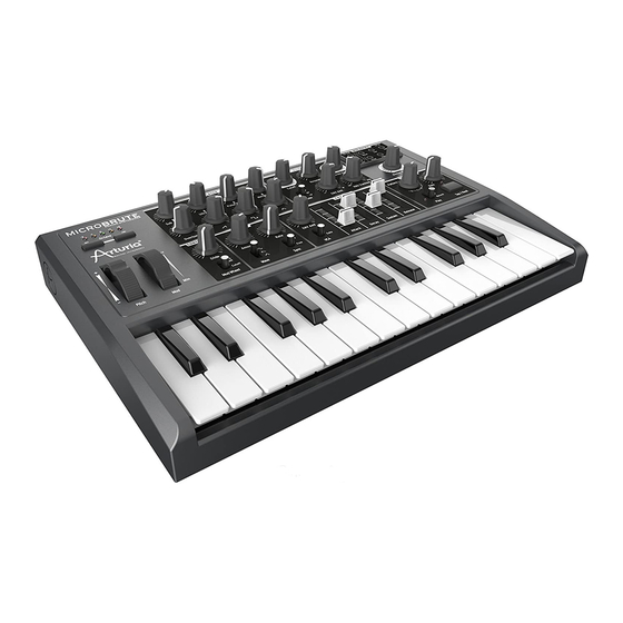 Arturia Microbrute Manuals