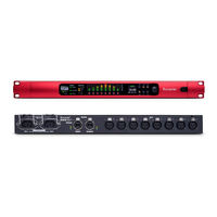 RedNet Focusrite Getting Started Manual