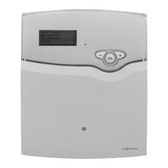Viessmann Vitosolic 200 Installation And Service Instructions Manual