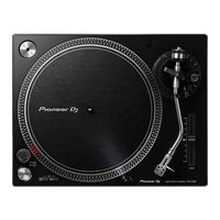 Pioneer DJ PLX-500-W Operating Instructions Manual