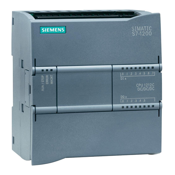 Siemens SIMATIC S7-1200 Getting Started