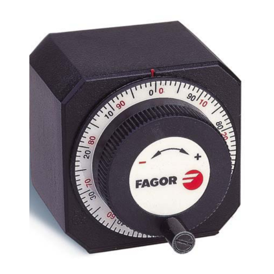 Fagor 100P Installation Manual