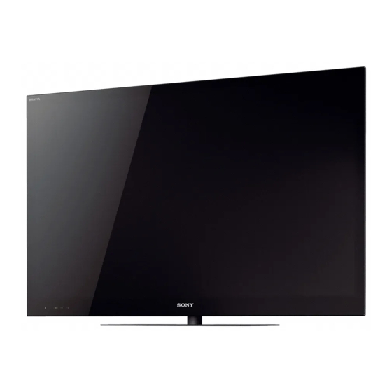 Sony XBR-55HX920 Service Manual