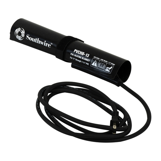 Southwire PVCHB-13 Operating And Maintenance Instructions Manual