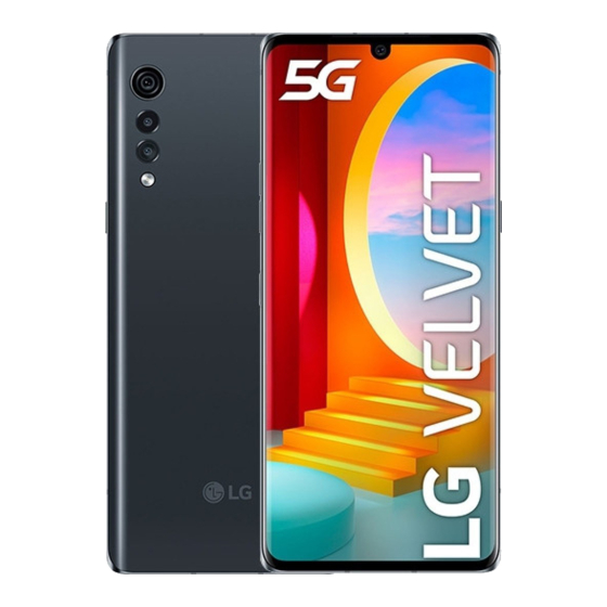 LG VELVET LM-G900VM Manuals