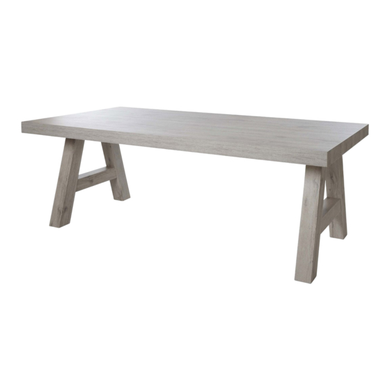 meubar K-TAFEL HT1KL38 Assembly Instruction