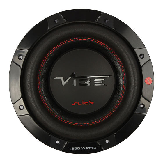 Vibe SLICK8D2-V0 User Manual