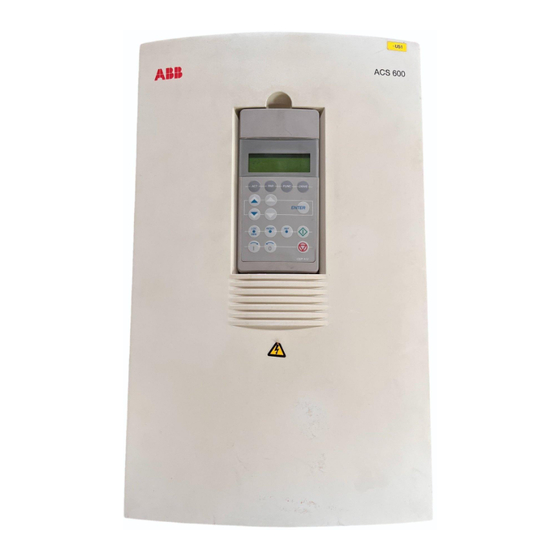 ABB ACS 600 Firmware Manual