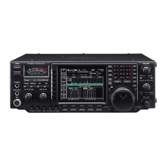 ICOM IC-756PROIII SERVICE MANUAL Pdf Download | ManualsLib