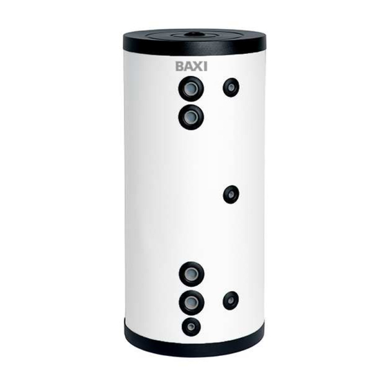 Baxi UBPU 25 Instruction For Installation And Maintenance