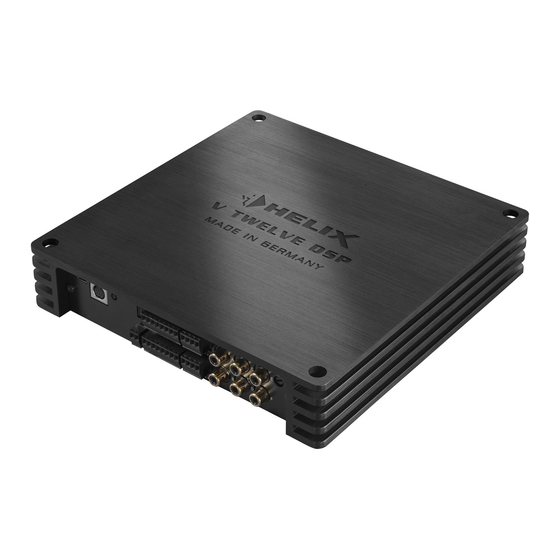HELIX V TWELVE DSP Manual