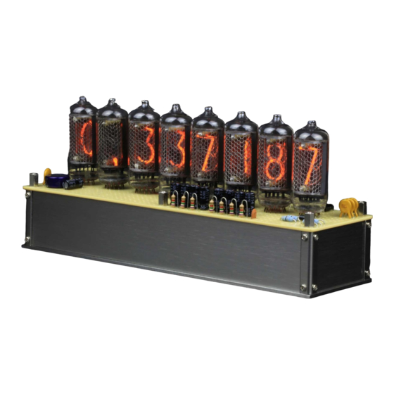 Nixie Clock Divergence Meter User Manual