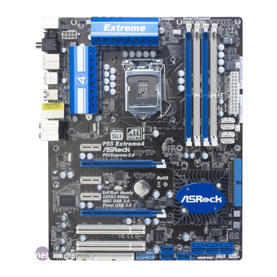 ASROCK P55 Extreme4 Quick Installation Manual