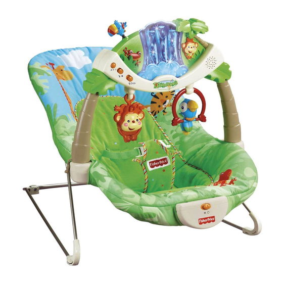 Fisher price rainforest bouncer weight sale limit