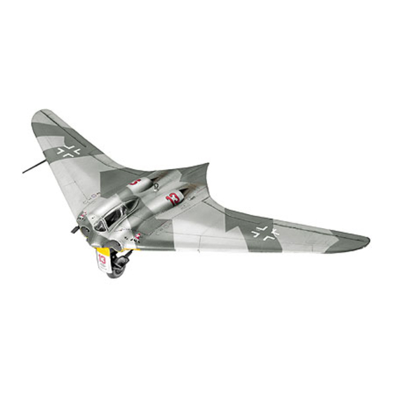 REVELL Horten Go 229 Assembly Manual