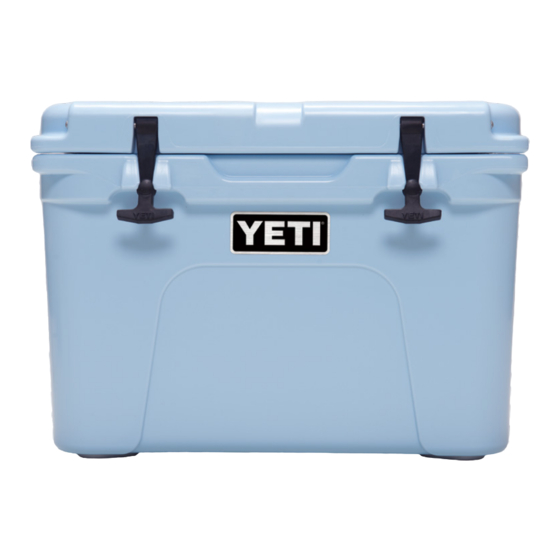 Yeti Tundra 50 Owner's Manual