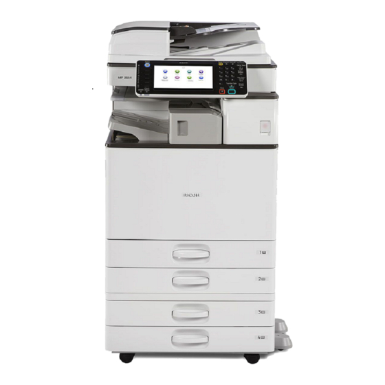LANIER/RICOH/SAVIN MP 2554SP Troubleshooting Manual