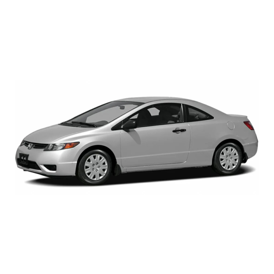 Honda 2006 Civic Coupe Manuals