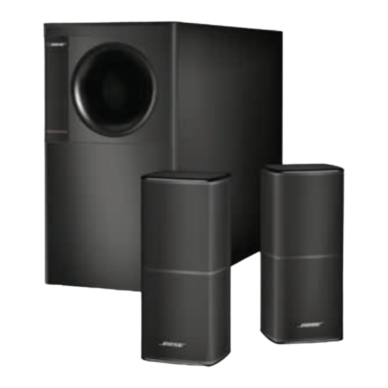 Bose Acoustimass 5 series V Owner's Manual