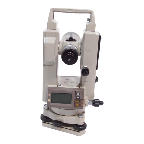 Sokkia DT5 Operating Manual