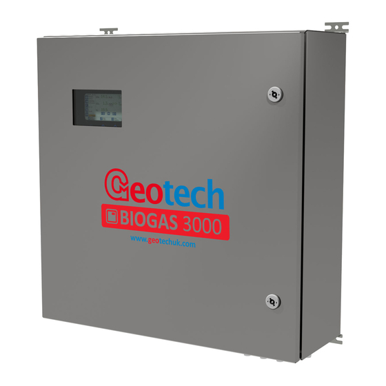 Geotech BIOGAS 3000 Operating Manual