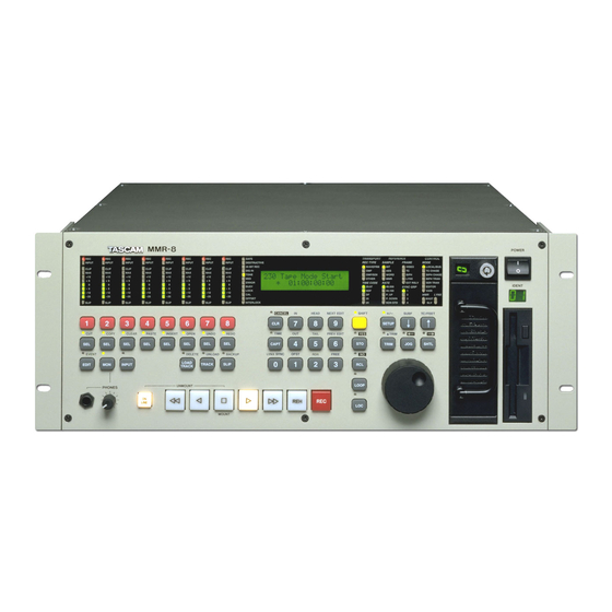 Tascam MMR-8 Owner's Manual