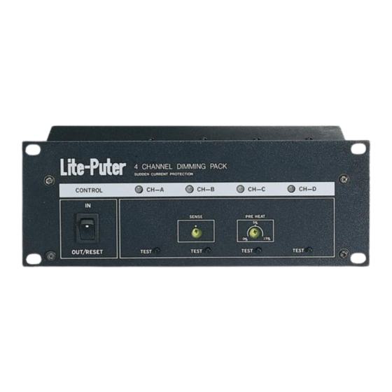 HQ Power Lite-Puter LPTP404D Manual
