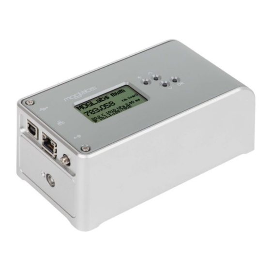 MOGlabs MWM Manual