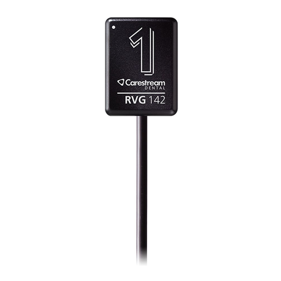 Carestream DENTAL RVG 142 User's Installation Manual