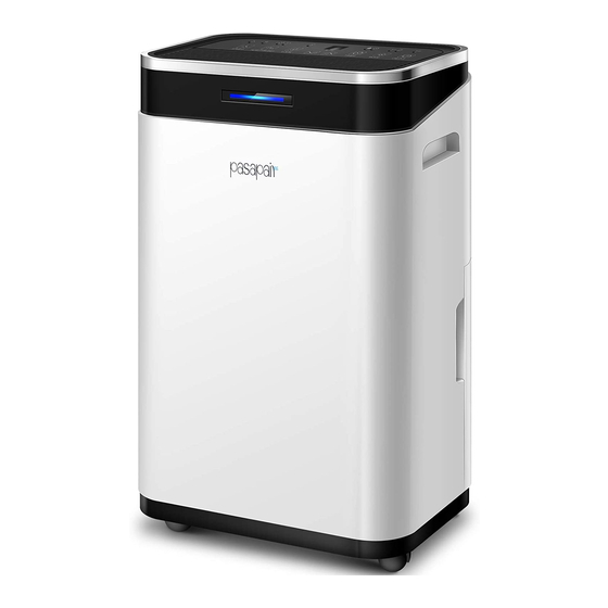 User Manuals: pasapair OL20-BD030BM Dehumidifier