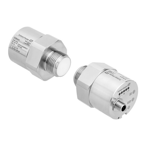 Endress+Hauser Soliwave FDR16 Brief Operating Instructions
